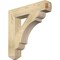 Ekena Millwork Olympic Craftsman Rough Sawn Bracket, Douglas Fir, 4"W x 22"D x 22"H BKT04X22X22OLY04RDF - alternate 1
